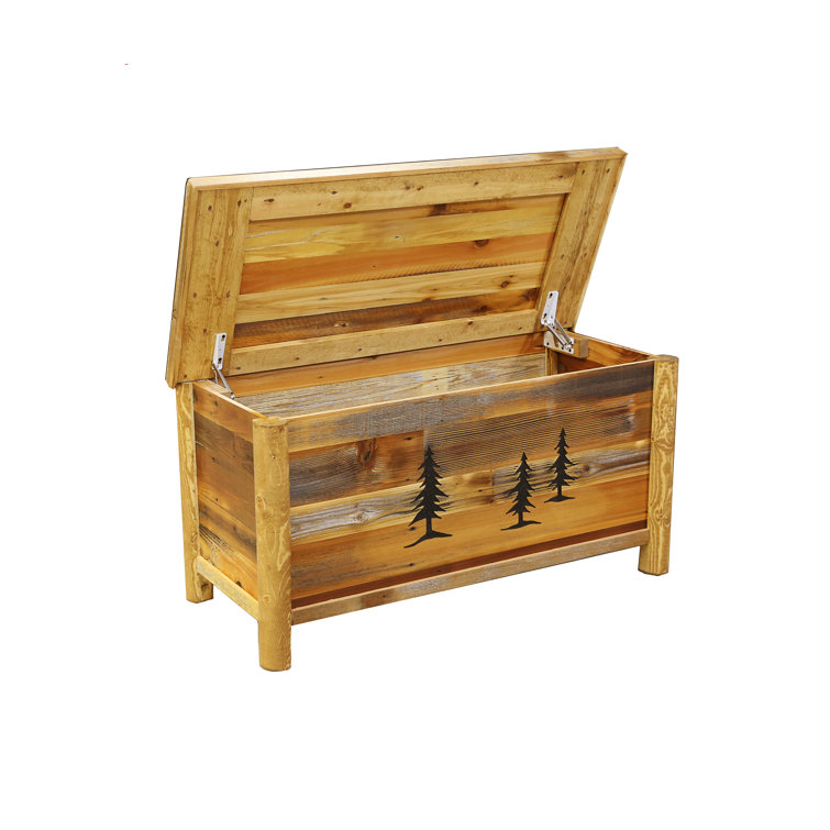 Loon Peak® Solid Wood Blanket Chest Wayfair